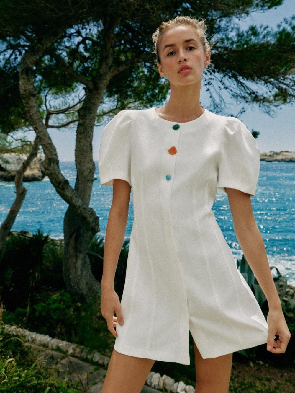 ZARA BALLOON SLEEVE SHORT DRESS